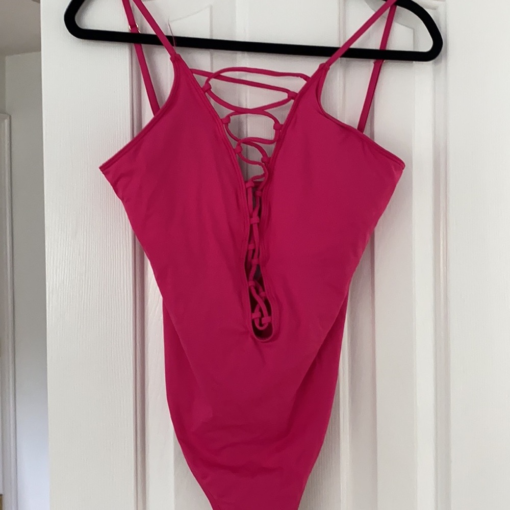 Hot pink LaBlanca one piece